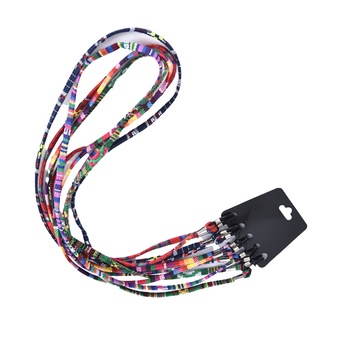 Set 5 bucati snur panglica unisex multicolor, etno, cadou, pentru ochelari de soare sau vedere, 70 mm Set 5 bucati snur panglica unisex multicolor, etno, cadou, pentru ochelari de soare sau vedere, 70 mm