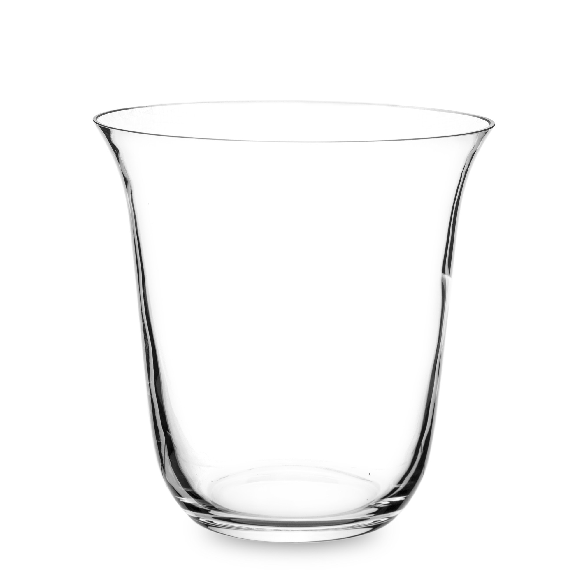 Vaza sticla transparenta 23x23x23 cm