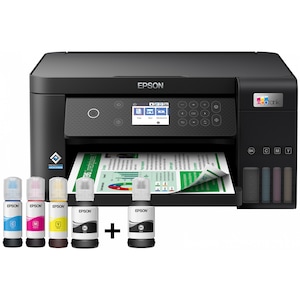 packet mock avoid Multifunctional inkjet color CISS Epson L605, A4, Wireless - eMAG.ro
