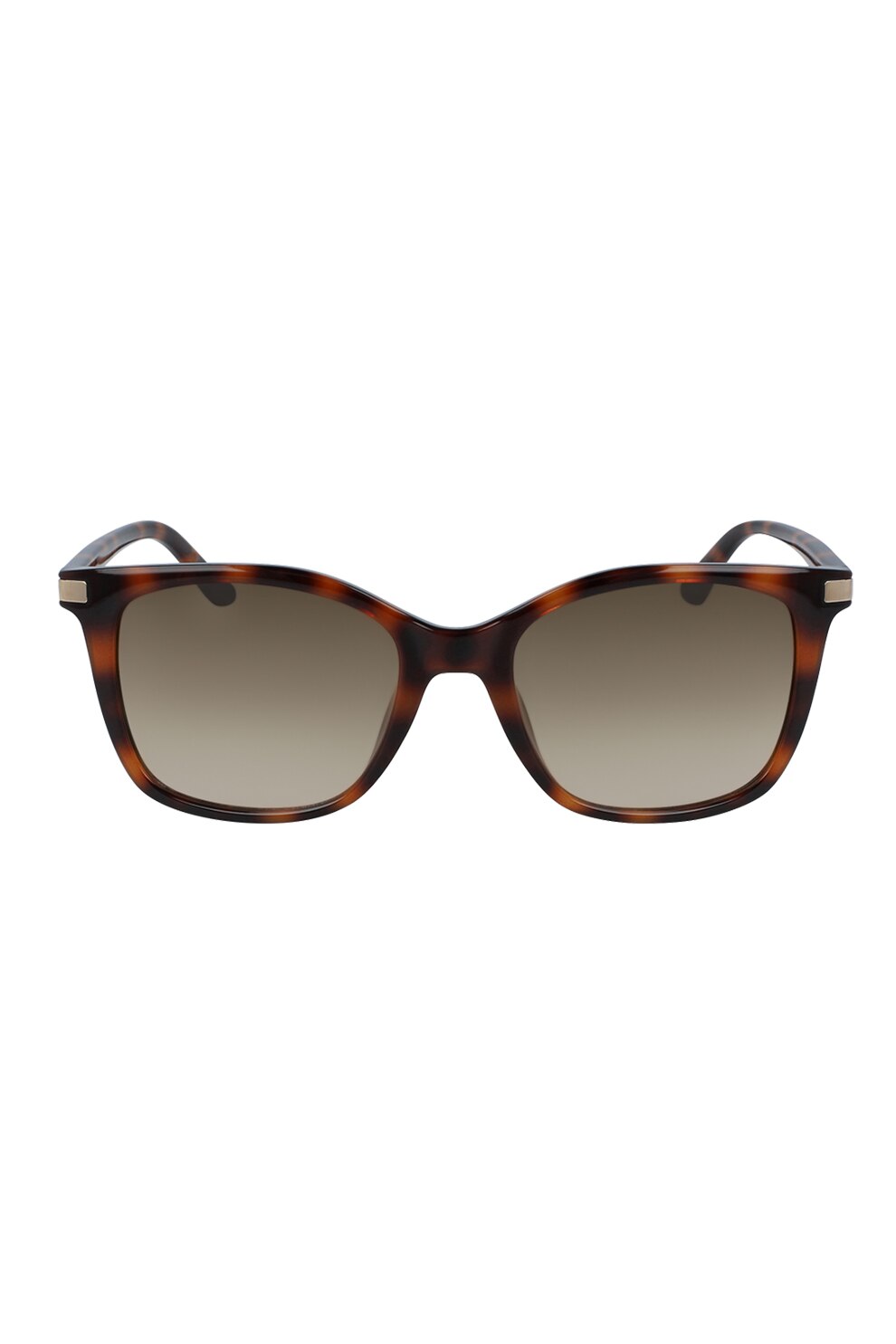 CALVIN KLEIN, Ochelari de soare patrati cu lentile in degrade, Maro, 54-19-140 Standard