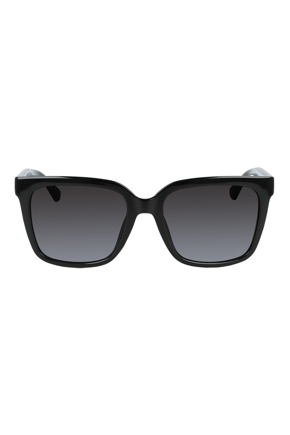 CALVIN KLEIN JEANS, Ochelari de soare patrati cu lentile in degrade, Negru/Albastru azur, 55-18-140 Standard