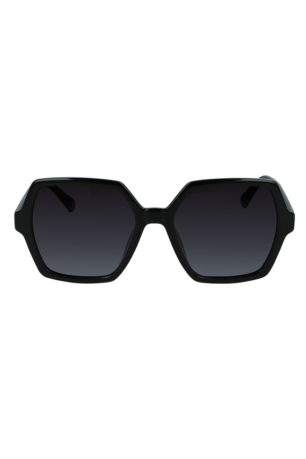 CALVIN KLEIN JEANS, Ochelari de soare patrati cu lentile in degrade, Negru, 55-18-140 Standard