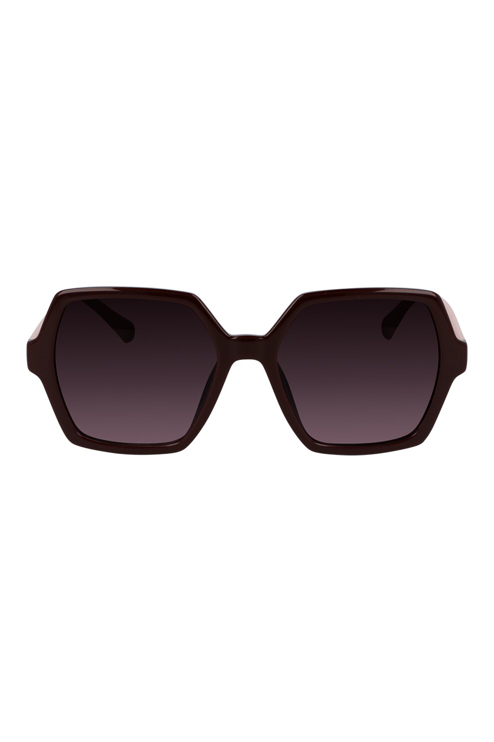 CALVIN KLEIN JEANS, Ochelari de soare patrati cu lentile in degrade, Roz somon/Maro inchis, 55-18-140 Standard