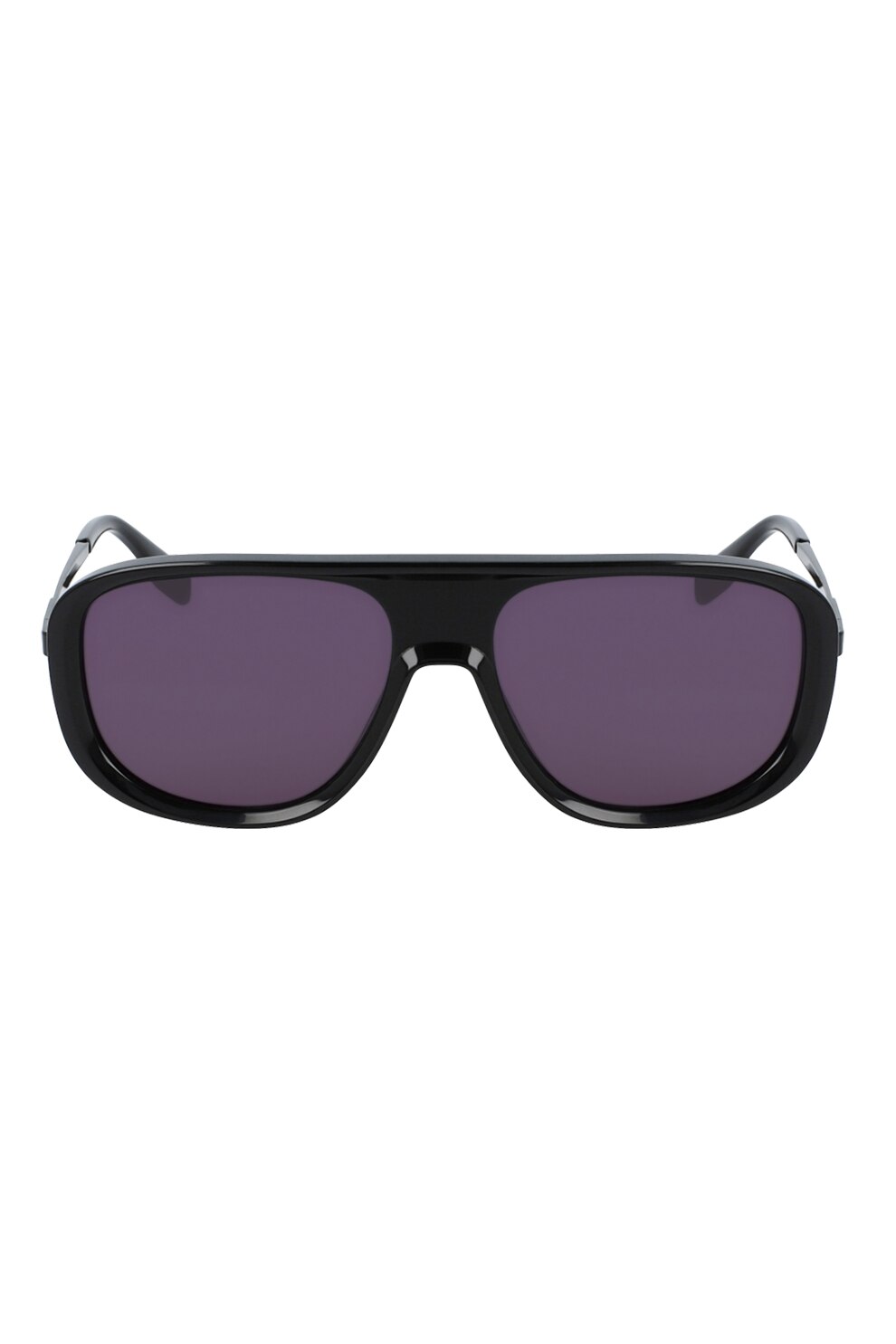 Karl Lagerfeld, Ochelari de soare ddreptunghiulari unisex, Negru, 58-16-145 Standard