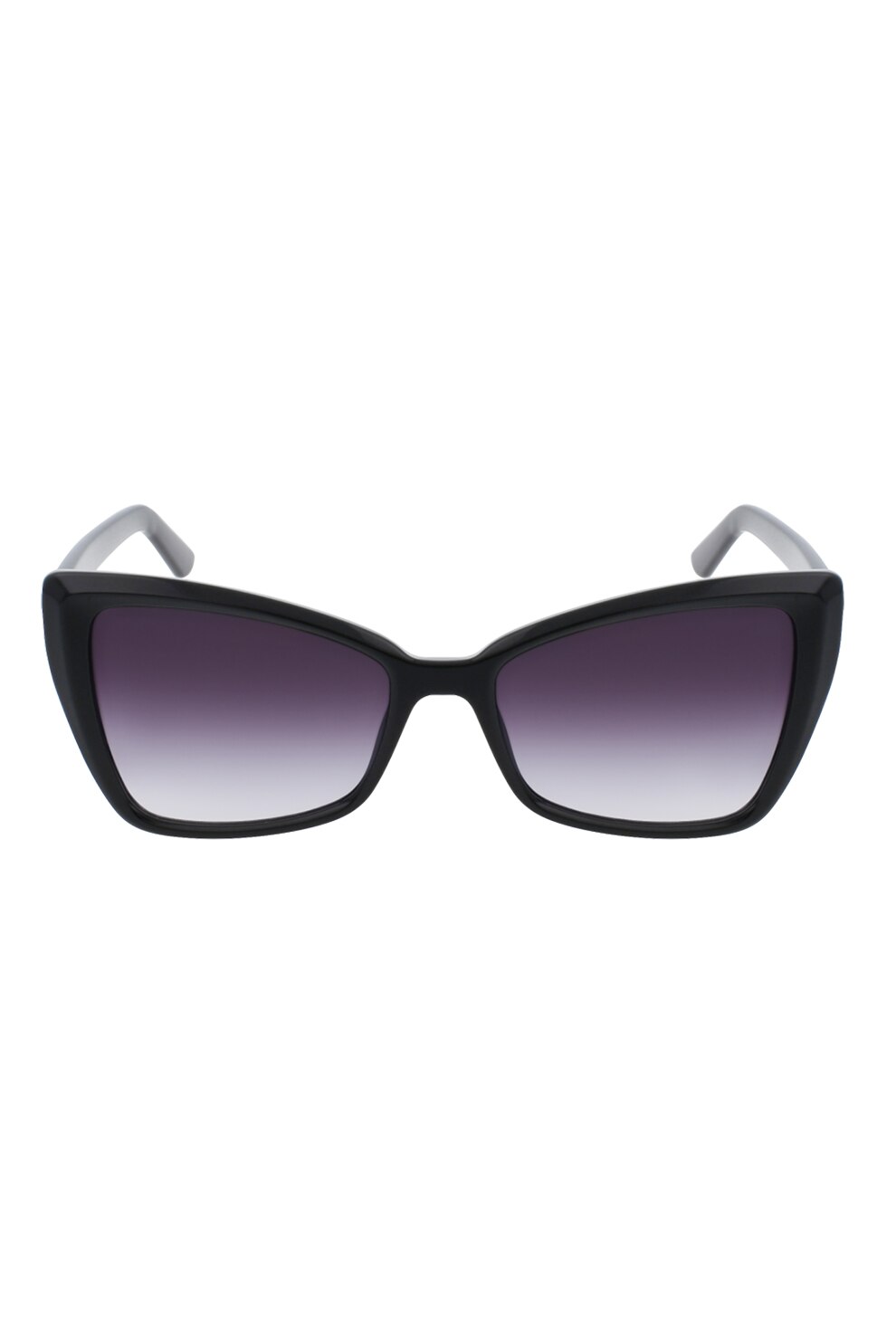 Karl Lagerfeld, Ochelari de soare butterfly cu lentile in degrade, Negru, 55-17-140 Standard