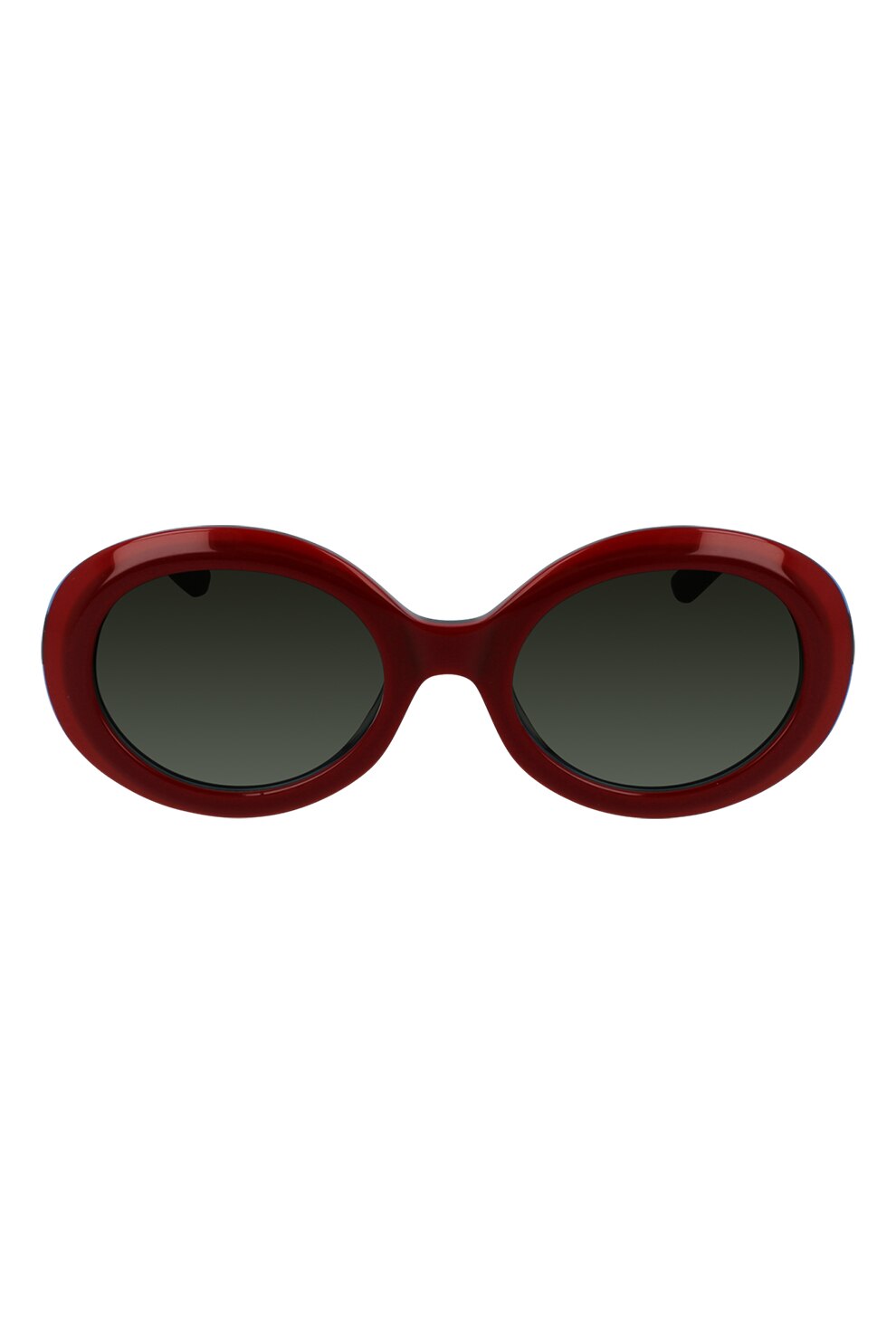 Karl Lagerfeld, Ochelari de soare ovali cu lentile in degrade, Coniac, 53-21-140 Standard