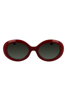 Karl Lagerfeld, Ochelari de soare ovali cu lentile in degrade, Coniac, 53-21-140 Standard Karl Lagerfeld, Ochelari de soare ovali cu lentile in degrade, Coniac, 53-21-140 Standard