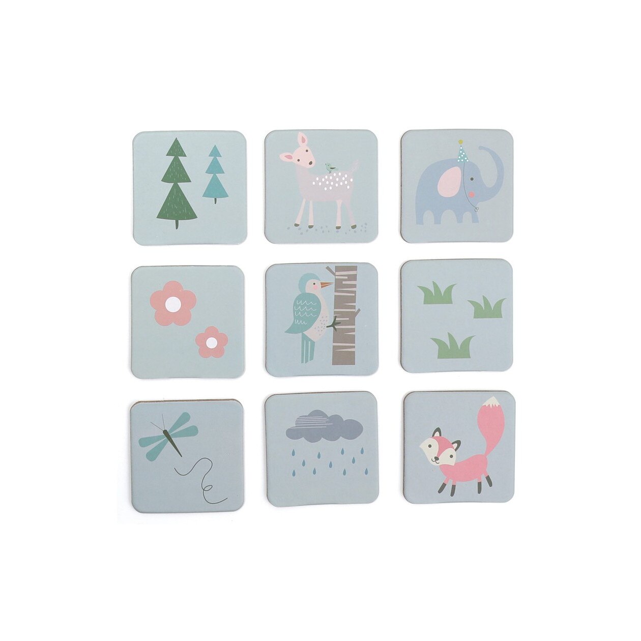 Joc de memorie, 36 piese Multicolor