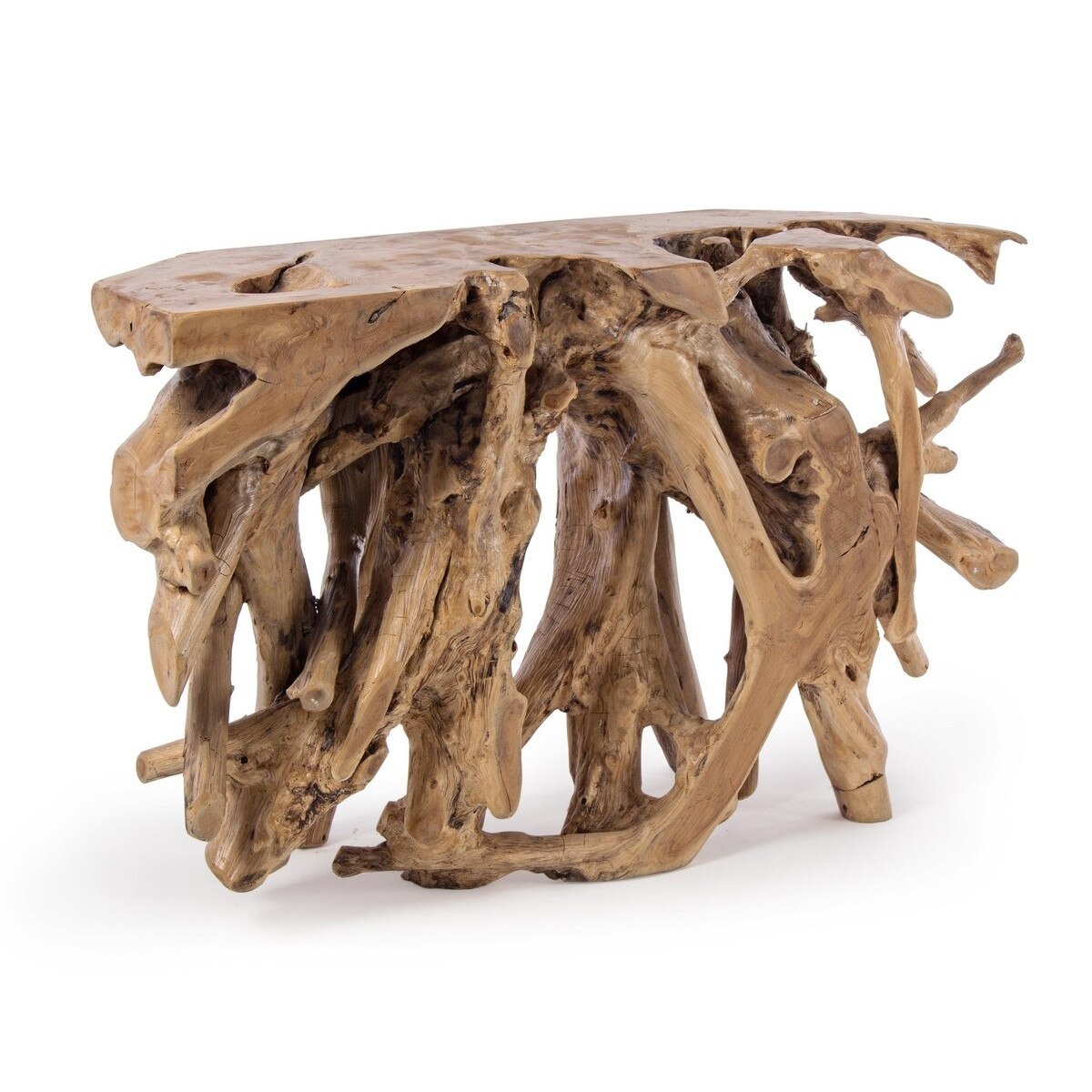 Consola lemn natur Solidad 120 cm x 40 cm x 77 h