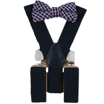 Set doua piese bretele si papion pentru baieti Topgal 090215Q, Negru Set doua piese bretele si papion pentru baieti Topgal 090215Q, Negru