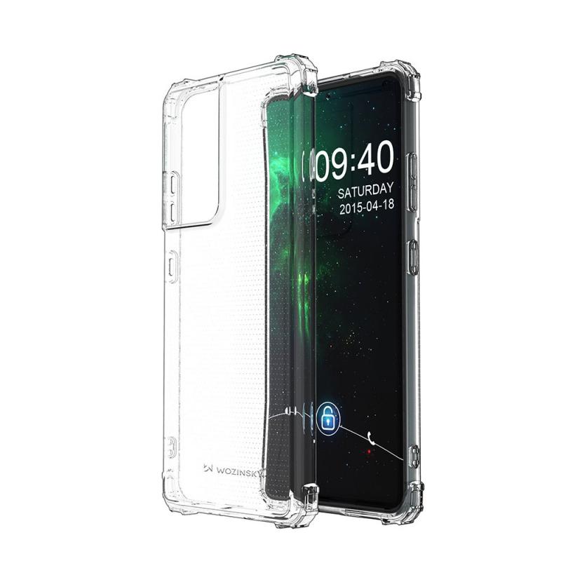 Carcasa rezistenta Wozinsky AntiShock compatibila cu Samsung Galaxy S21 Ultra, Transparenta