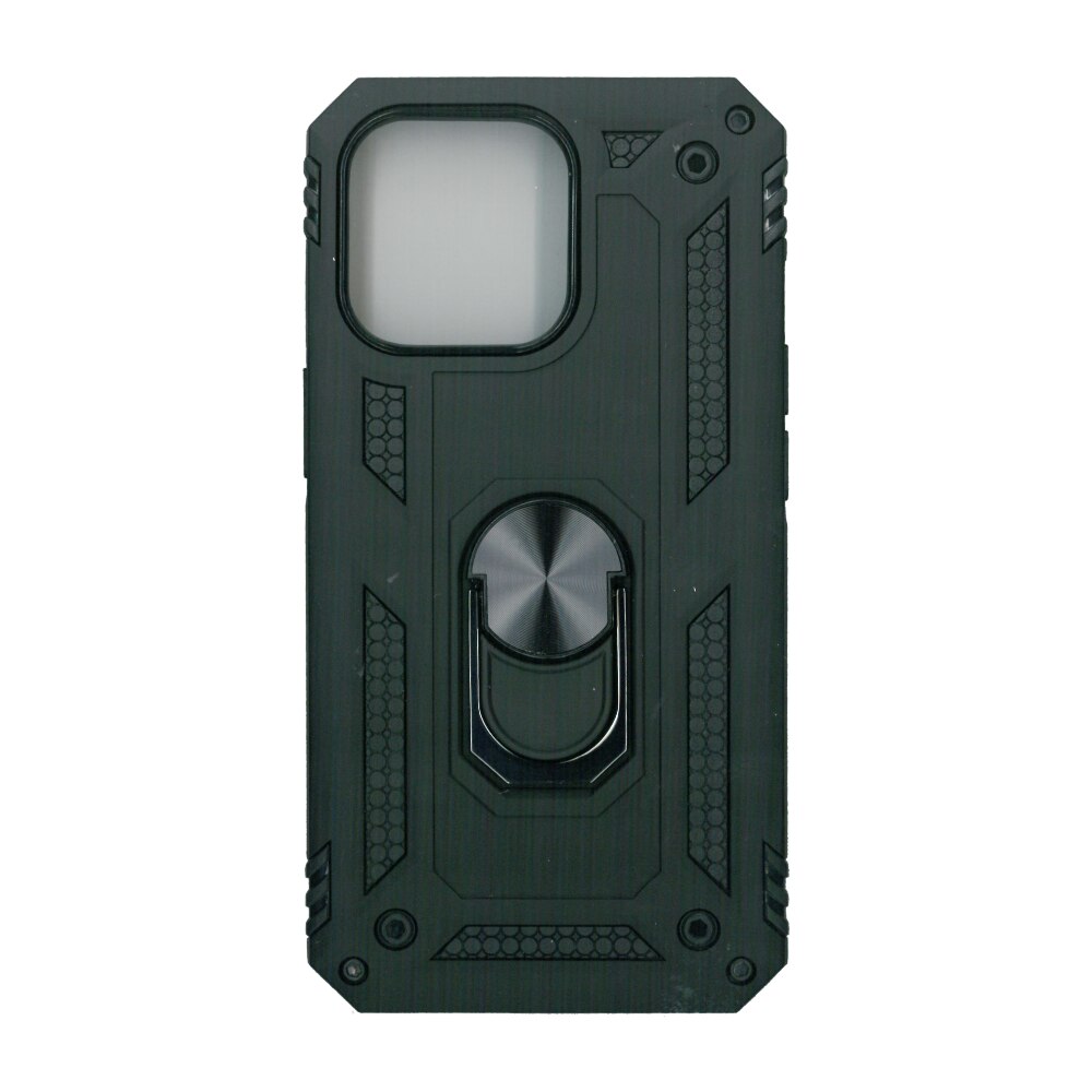 Husa protectie spate anti-shock IRING, pentru iPhone 13/ 13 Pro, negru