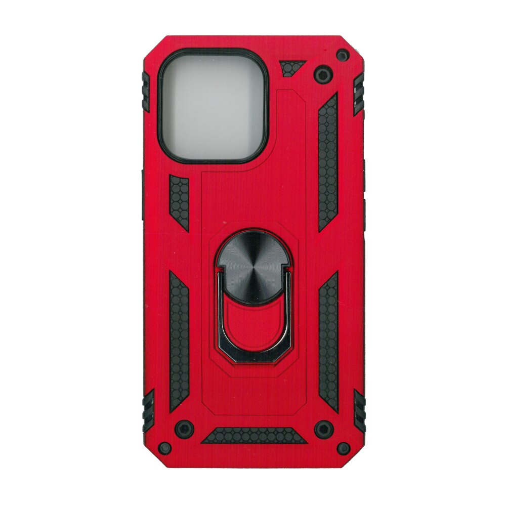 Husa protectie spate anti-shock IRING, pentru iPhone 13/ 13 Pro, rosu