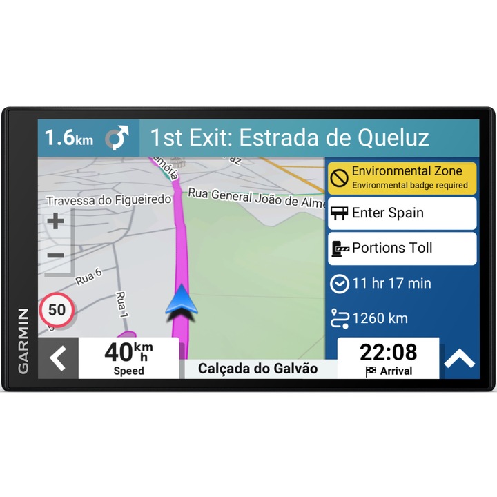 Навигационна система Garmin DriveSmart 76 EU MT-D, GPS , Екран 7", Wi-Fi, Bluetooth, Live traffic via digital traffic