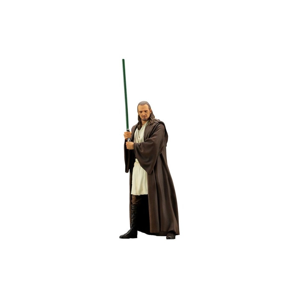 Figurina Star Wars Episode I Qui-Gon Jinn , 19 cm, Multicolor