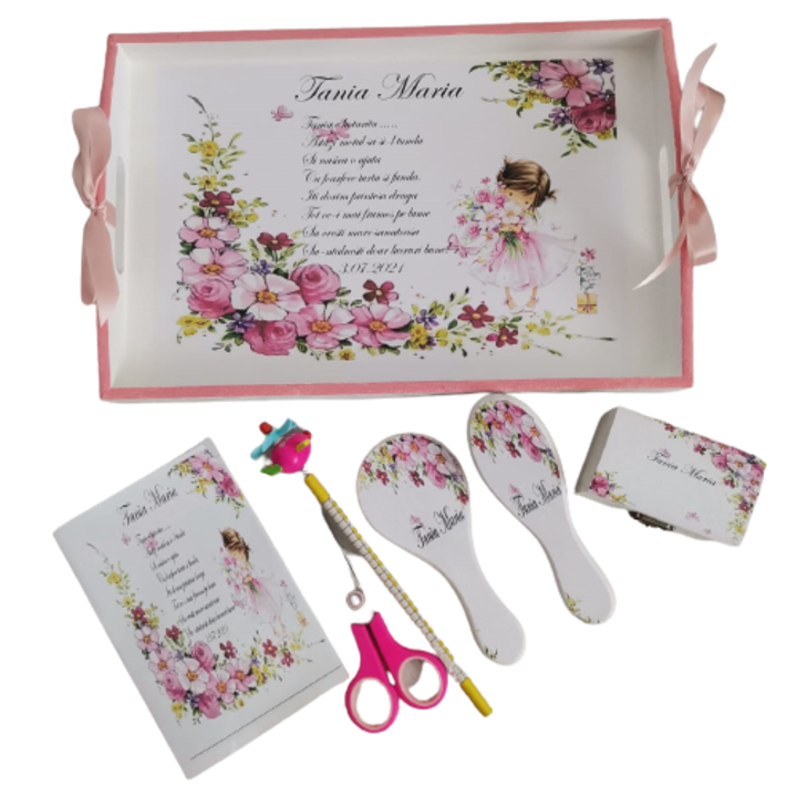 Set Tava Mot Turta Fata Primavara