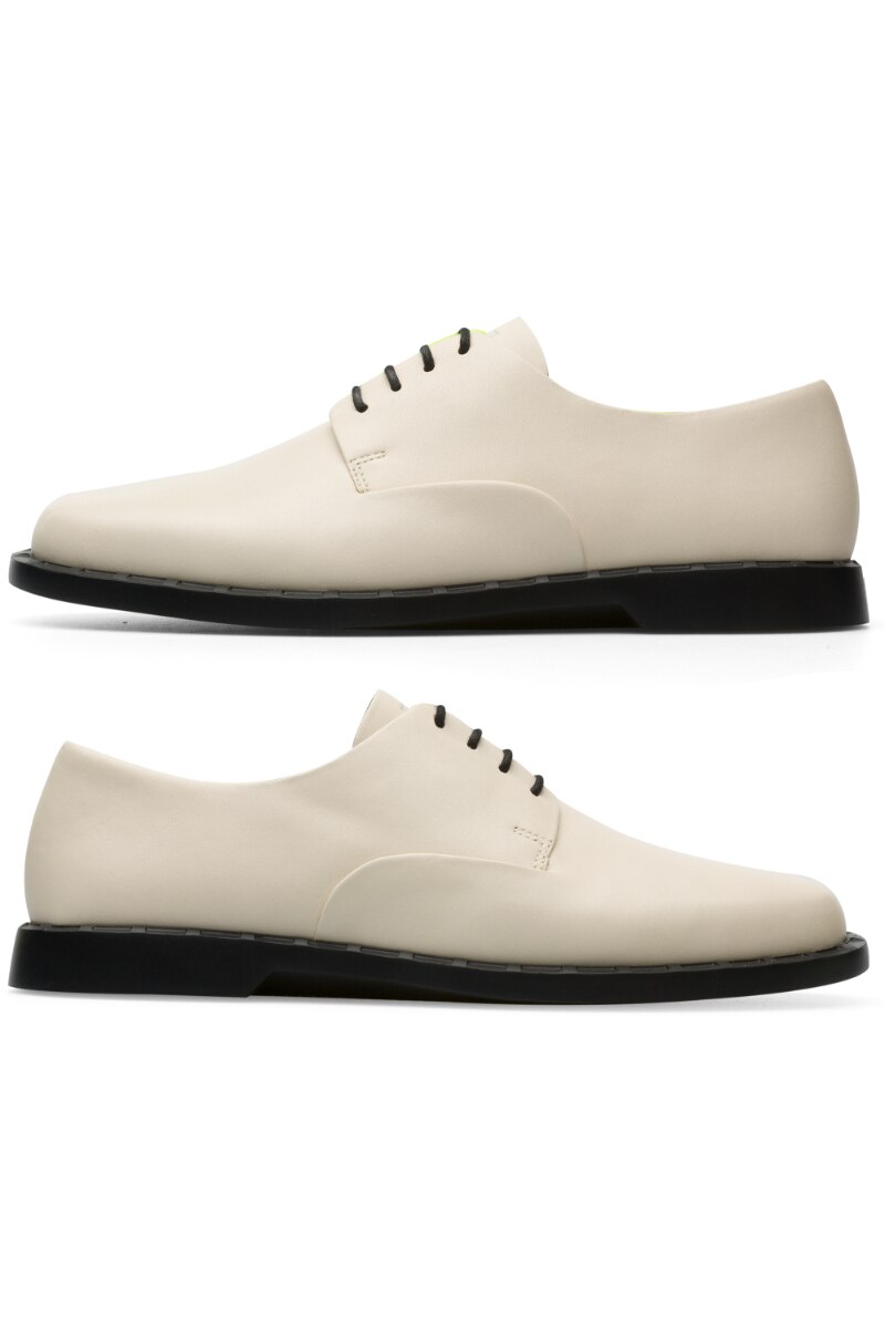 Pantofi dama Twins, Camper, Piele naturala, Bej, Bej