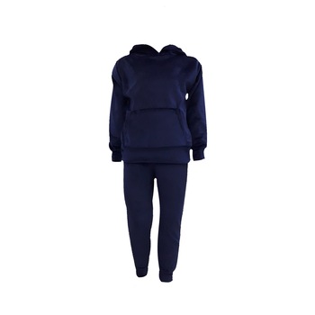 Compleu copii din catifea, doua piese, Bleumarin Compleu copii din catifea, doua piese, Bleumarin