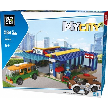 Set de construit, Spalatorie auto, 584 piese, 7toys Set de construit, Spalatorie auto, 584 piese, 7toys