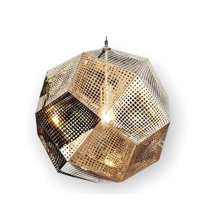 Pendul Auriu Polyhedron1,Kelektron,E27,220V