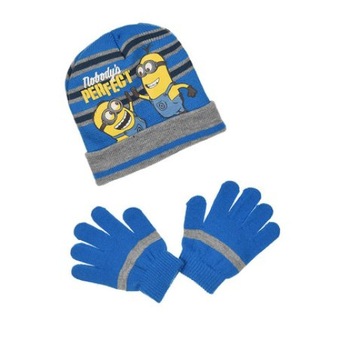 Set caciula, manusi Minions 8842, Gri Set caciula, manusi Minions 8842, Gri