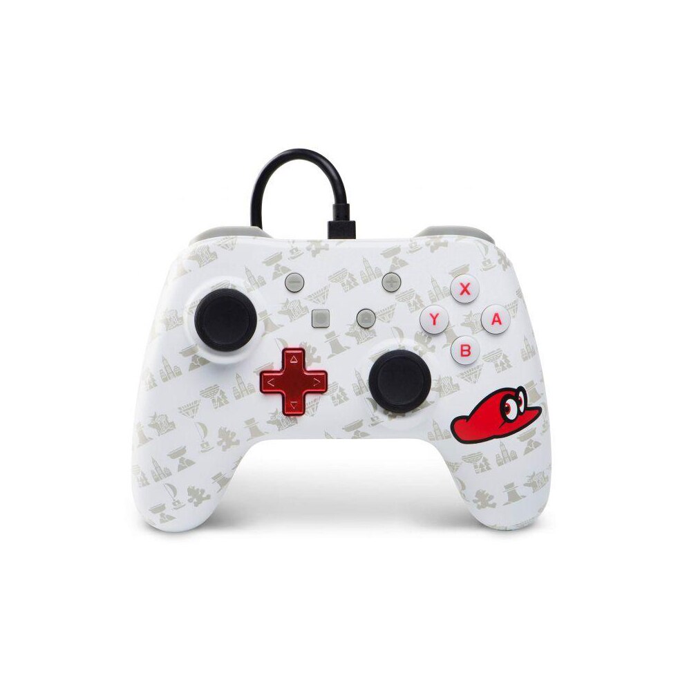 Controler cu fir PowerA Mario Odyssey pentru Nintendo Switch