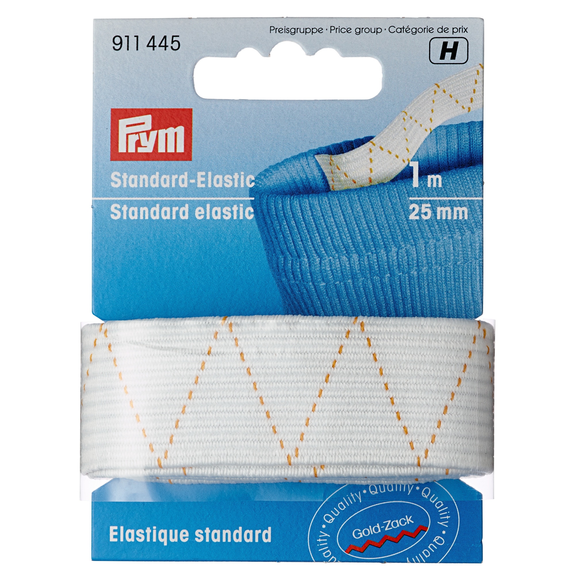 Elastic universal 25 mm latime, 1 m lungime, alb, Prym
