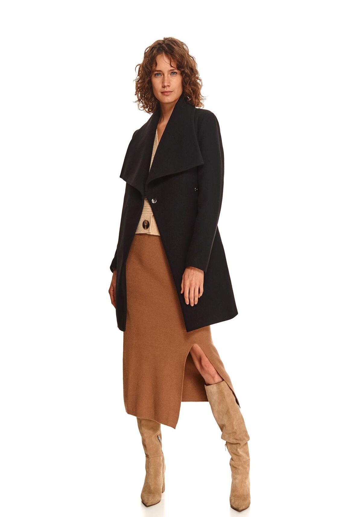 Palton femei, TOP SECRET, SPZ0605, Negru