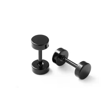 Cercei din Inox, Nevermore, Black Steel, Rotunzi mici, Diametru 6 mm, Negru Cercei din Inox, Nevermore, Black Steel, Rotunzi mici, Diametru 6 mm, Negru