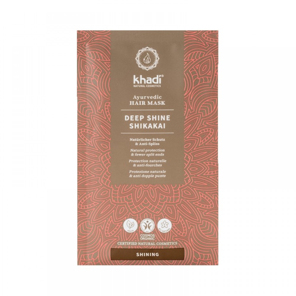 Masca de par Pudra de Shikakai Deep Shine, Khadi, 50 g