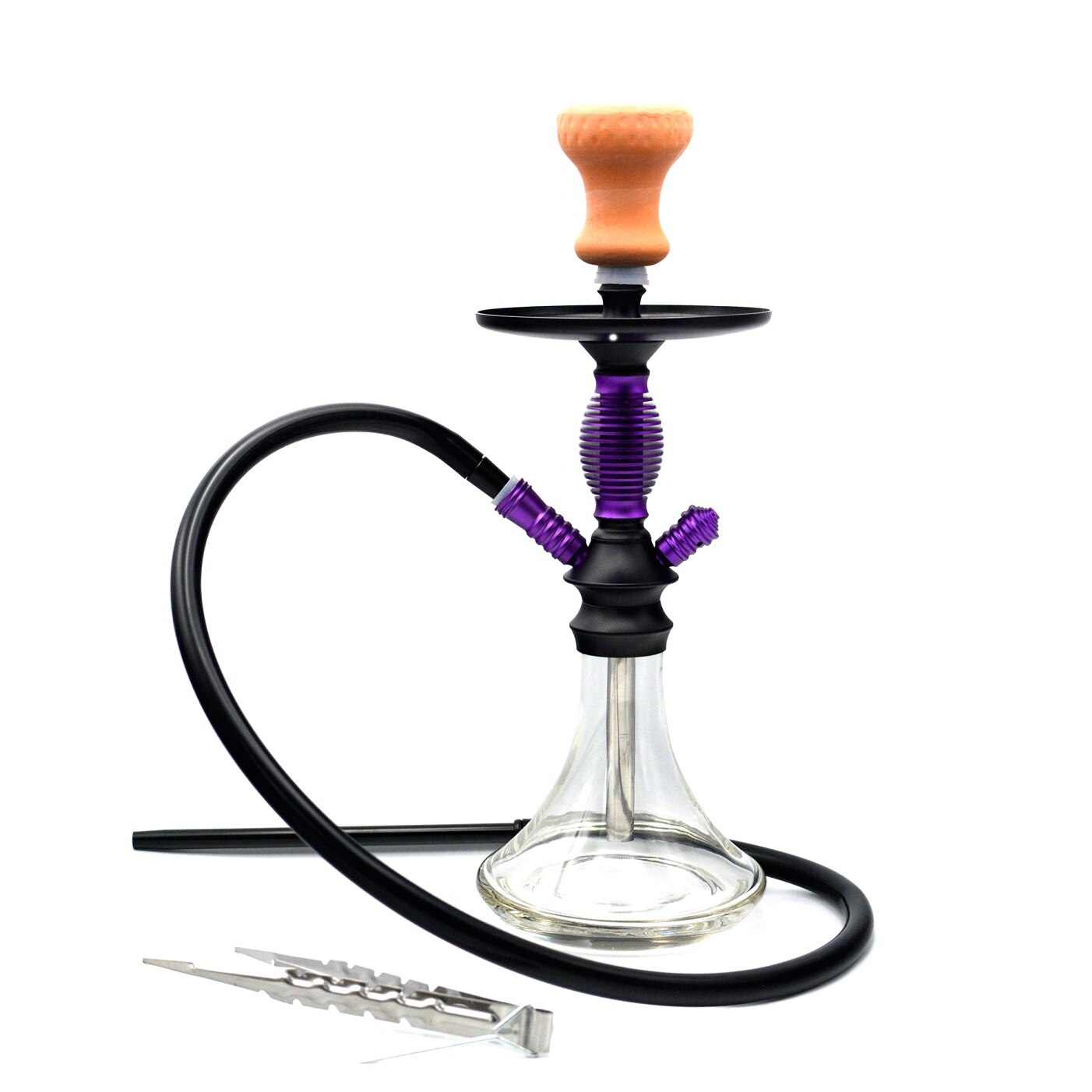 Narghilea Toro, Kolkata, 1 furtun, Mov, 43 cm