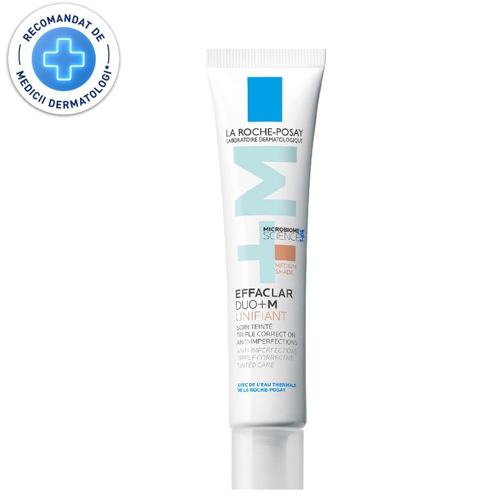 Крем против несъвършенства La Roche-Posay Effaclar DUO (+) Unifiant Light, 40 мл, Medium