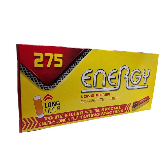 Tuburi tigari Energy Extra Long Filter 25mm 275 bucati