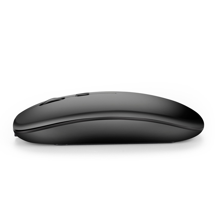 Mouse Bluetooth 5.0 si 2.4G wireless, Zggzerg, Reincarcabil, Birou / Jocuri, Negru