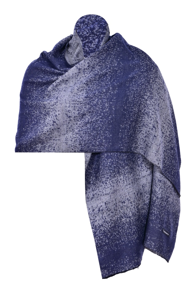 Fular N, Dacali, albastru/gri