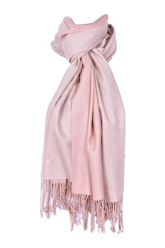 Fular casmir dama cu doua fete , Dacali, bej/roz Fular casmir dama cu doua fete , Dacali, bej/roz