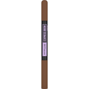 Creion pentru sprancene Maybelline New York Express Brow Satin Duo 02 Medium Brown, 2 g Creion pentru sprancene Maybelline New York Express Brow Satin Duo 02 Medium Brown, 2 g