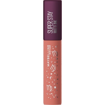 Ruj lichid Maybelline New York SuperStay Matte Ink Zodiac Edition 65 Seductress/Fecioara, 5 ml Ruj lichid Maybelline New York SuperStay Matte Ink Zodiac Edition 65 Seductress/Fecioara, 5 ml