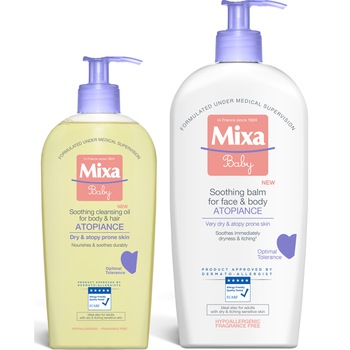 Set Cadou Mixa: Ulei de curatare pentru corp si par Atopiance, 250 ml + Balsam calmant de corp Atopiance, 400 ml Set Cadou Mixa: Ulei de curatare pentru corp si par Atopiance, 250 ml + Balsam calmant de corp Atopiance, 400 ml