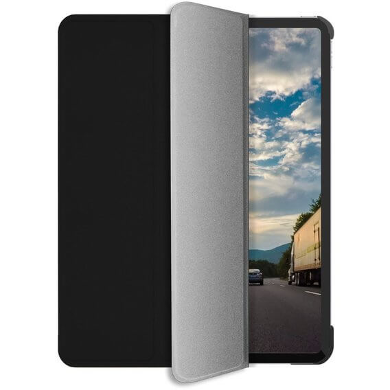 Carcasa si suport din poliuretan pentru iPad Pro 12.9 2018, iPad Pro 12.9 2020, Macally Stand Case , (negru)