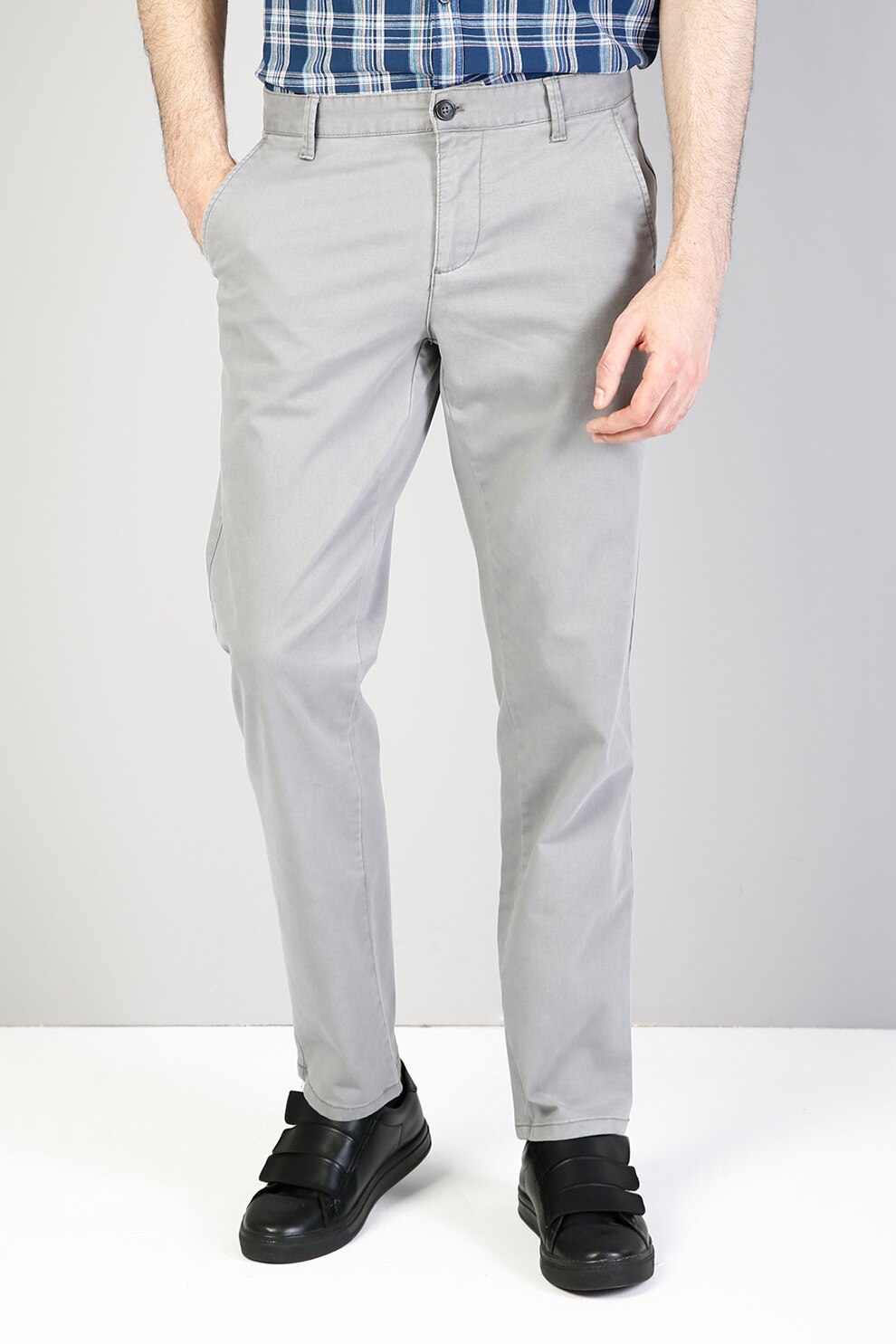 COLIN'S, Pantaloni chino drepti, Gri
