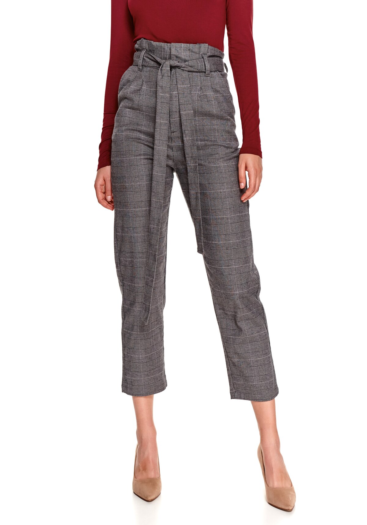 Pantaloni femei, TOP SECRET, SSP3866, Gri