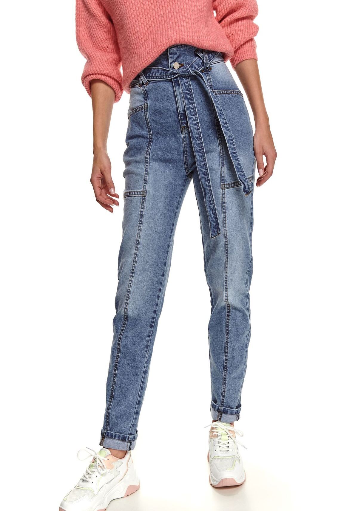 Pantaloni femei, TOP SECRET, SSP3880, Albastru