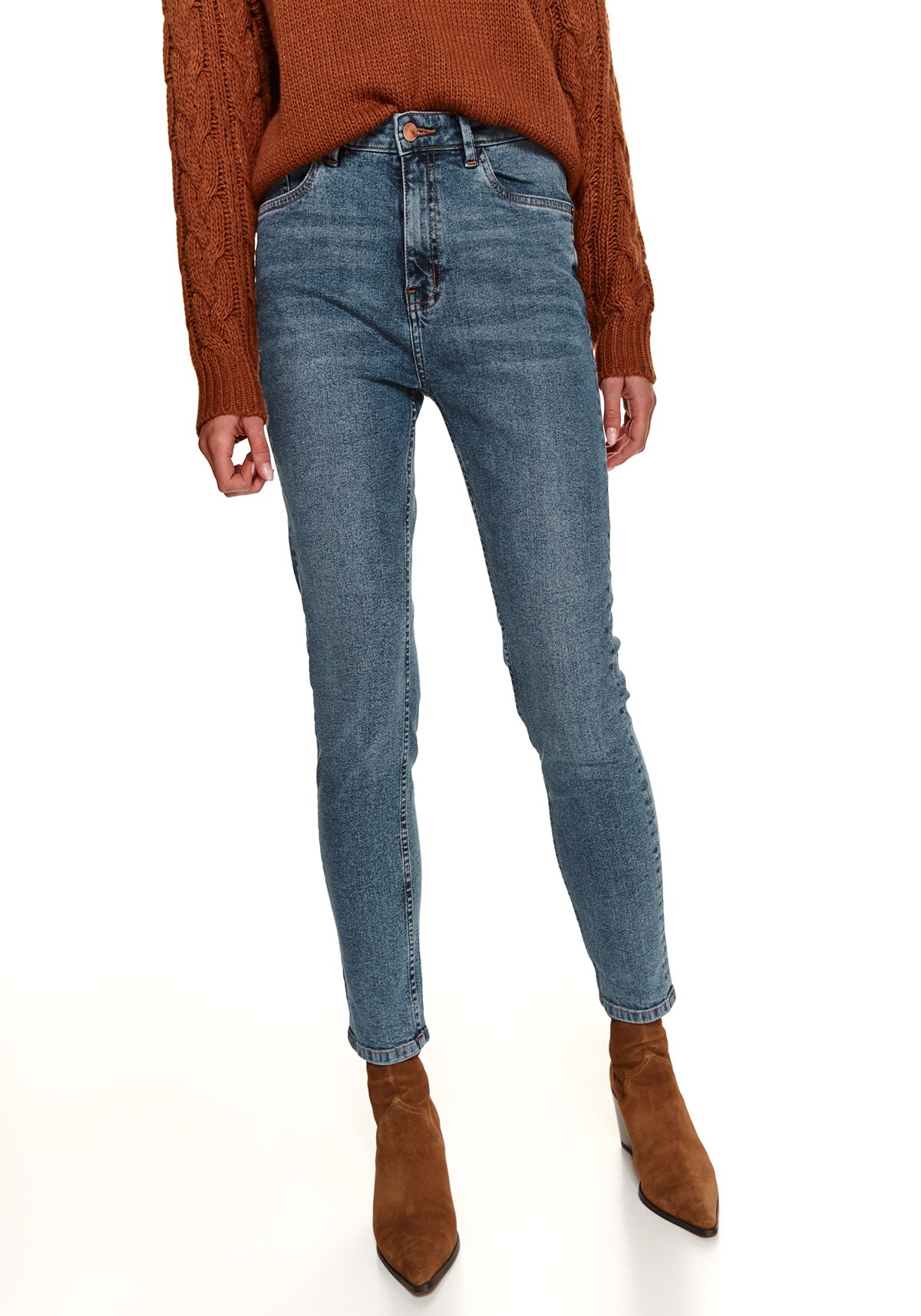 Pantaloni femei, TOP SECRET, SSP3889, Albastru