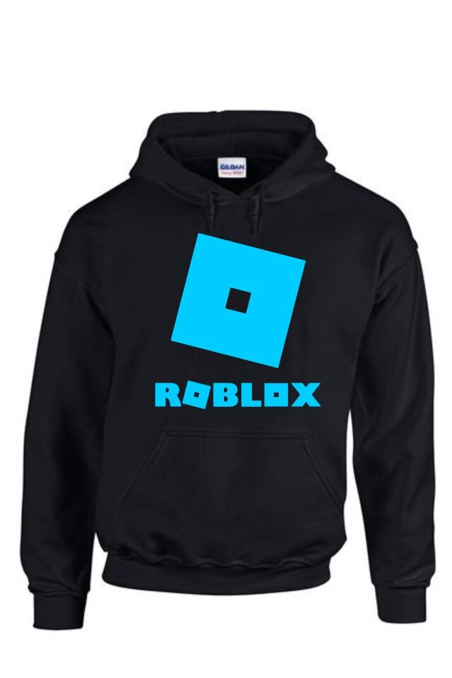 Hanorac barbati personalizat, Roblox, Gildan, Negru