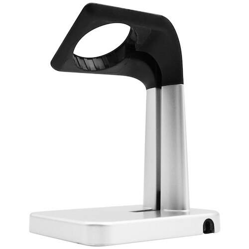 Stand din aluminiu pentru Apple Watch, Macally Apple Watch Stand, argintiu