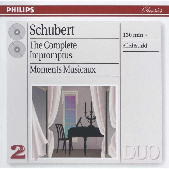 Franz SchubertAlfred Brendel - Schubert: Complete Impromptus, Moments Musicaux - CD