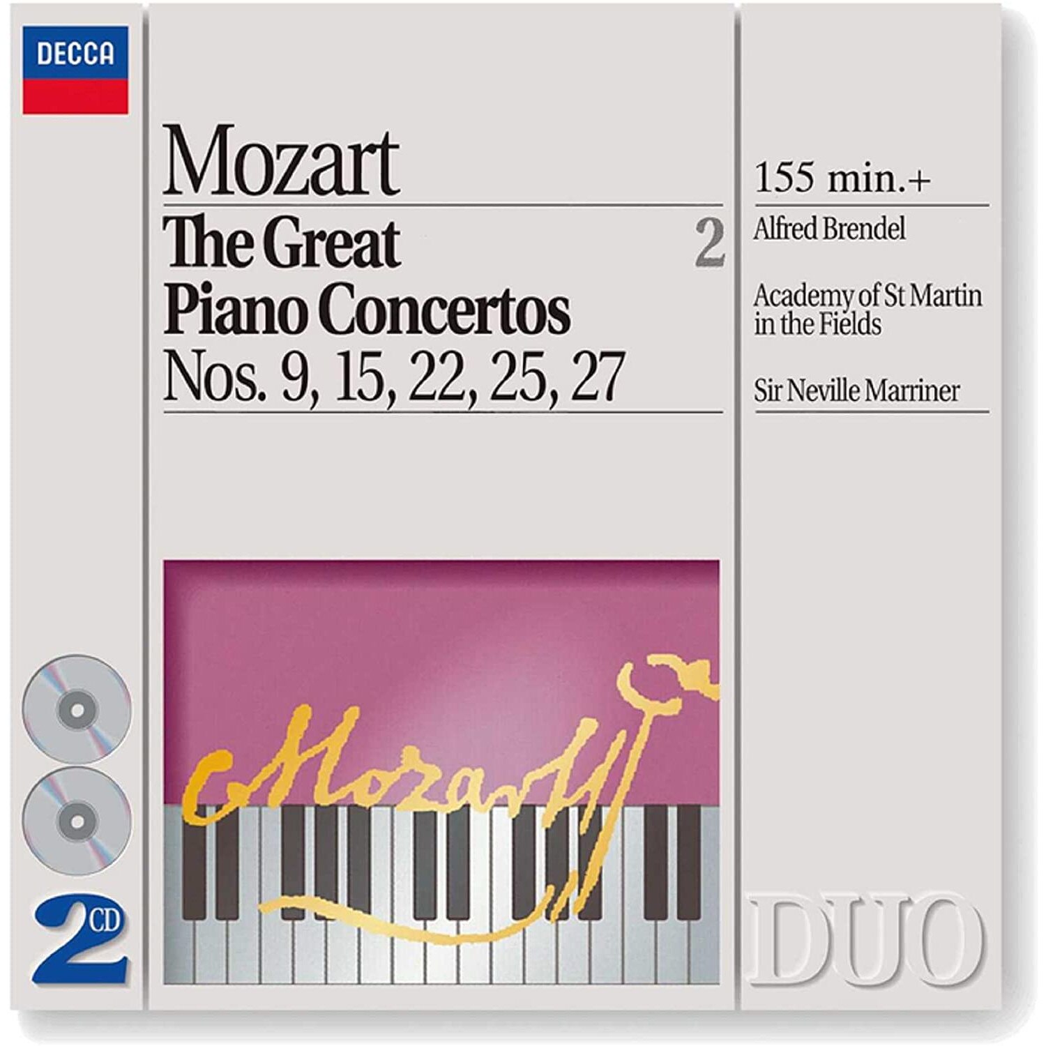 Alfred BrendelThe Academy Of St. Martin-in-the-FieldsSir Neville Marriner - Mozart: The Great Piano Concertos 2: Nos. 9, 15, 22, 25, 27 - CD