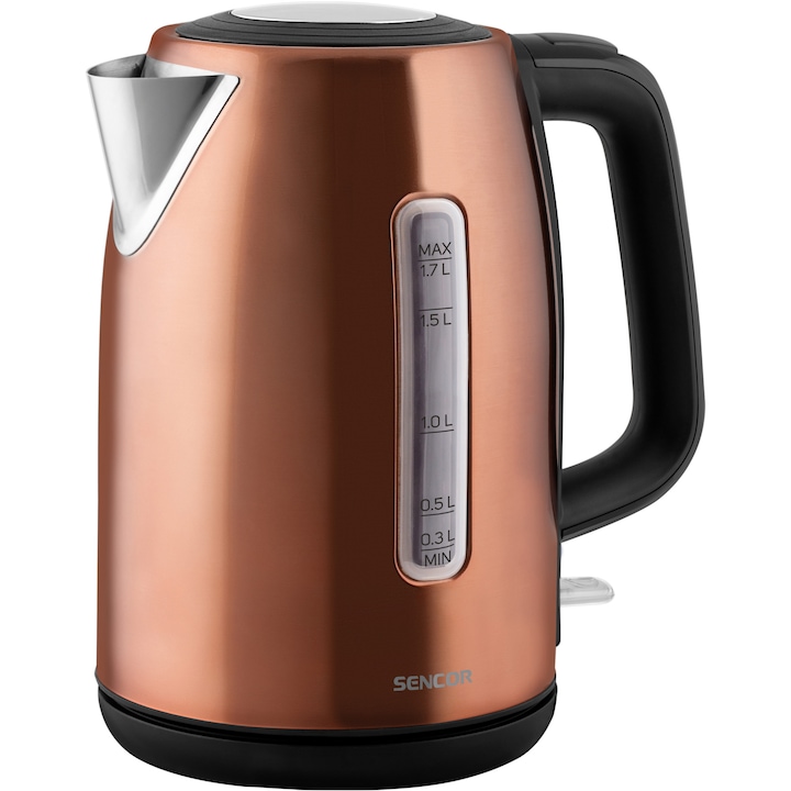 Fierbator electric Adler, 1L, 1630W, inox, cu filtru, automatizare de oprire