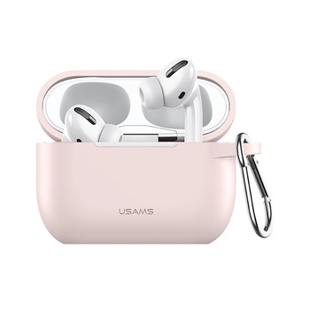 Husa de protectie pentru Apple AirPods Pro, silicon, Roz, GSM-BBL3094 Husa de protectie pentru Apple AirPods Pro, silicon, Roz, GSM-BBL3094